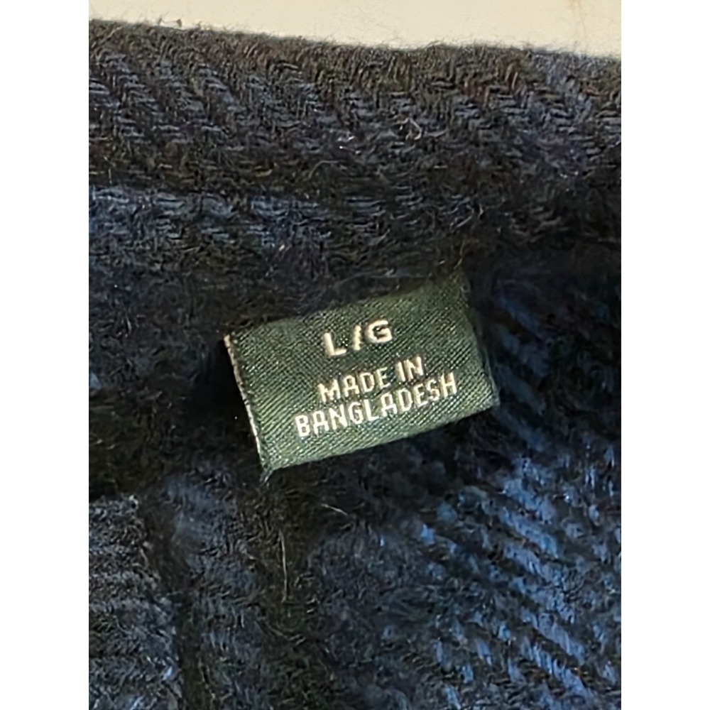 Orvis Classic Collection Blue Plaid Flannel Shirt Jacket Men's L Pockets - Picture 8 of 13